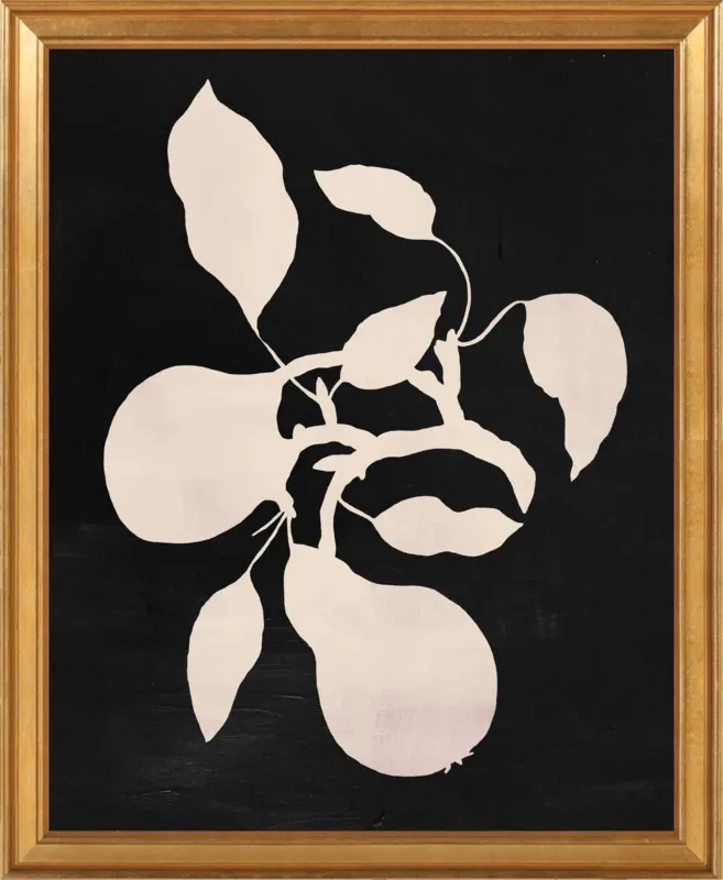 pears black and white by Ruti Shaashua for Artfully Walls
