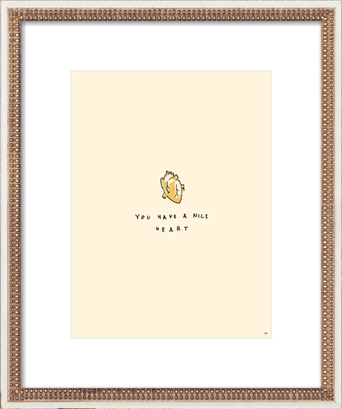 You Have A Nice Heart by Melody Hansen for Artfully Walls