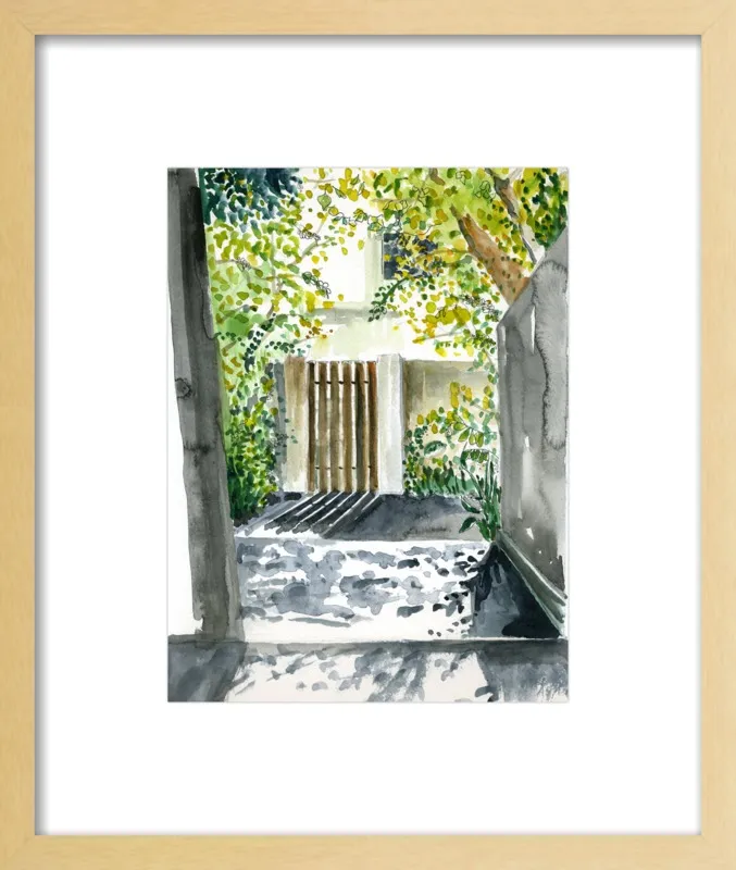 Garden Gate by Miri Eshet for Artfully Walls