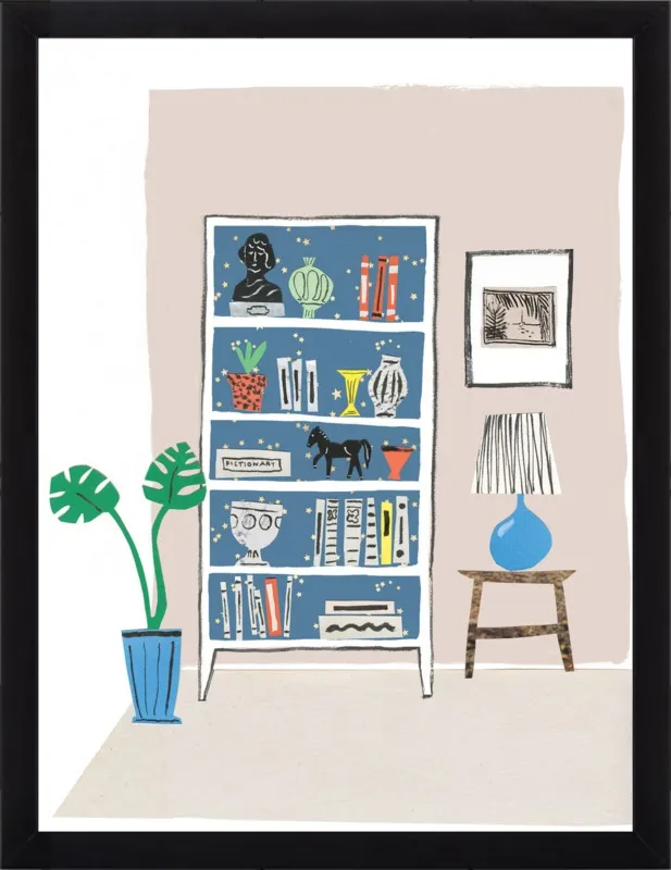 Shelfie by Danielle Kroll for Artfully Walls