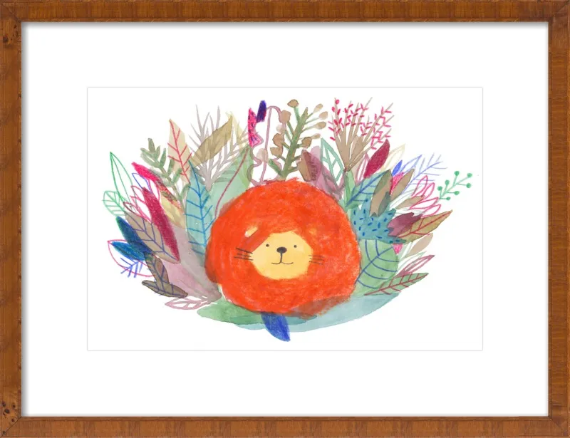 Lion by Marion Barraud for Artfully Walls