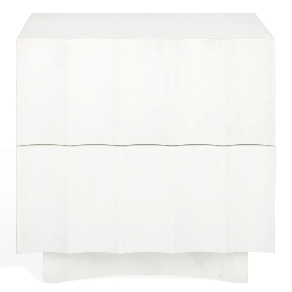 Woodworth 2 Drawer Nightstand - White