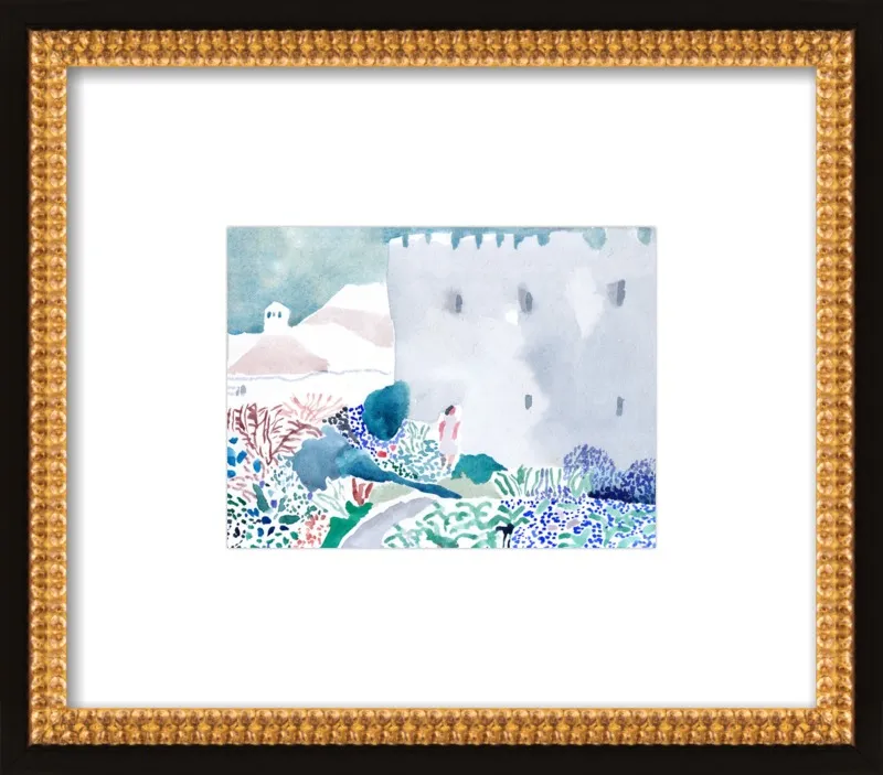 Castle Flowers by Charlotte Ager for Artfully Walls