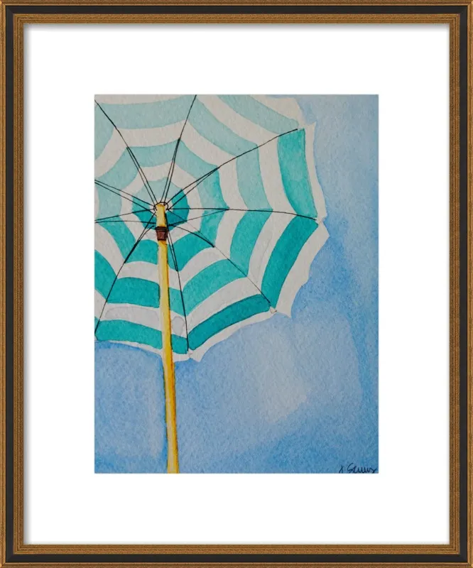 Stripes (Beach Umbrella Series) by Jen Scully  for Artfully Walls
