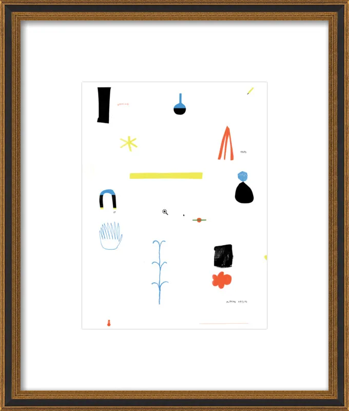 Working hard by playing around  by Agata Królak for Artfully Walls