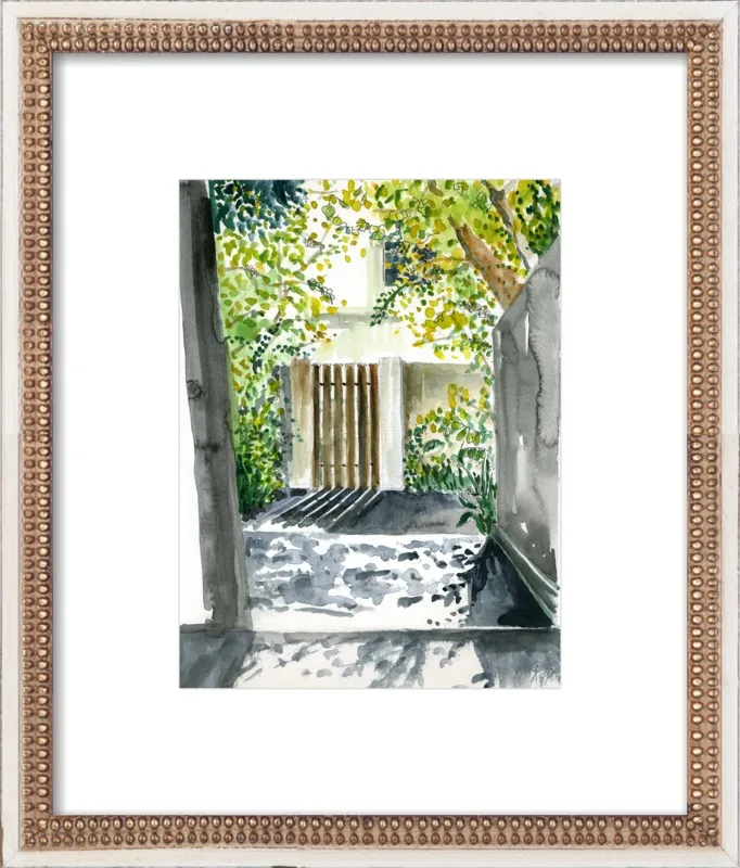 Garden Gate by Miri Eshet for Artfully Walls