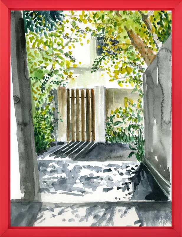 Garden Gate by Miri Eshet for Artfully Walls