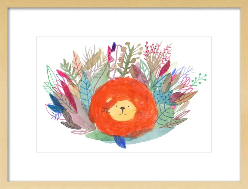 Lion by Marion Barraud for Artfully Walls