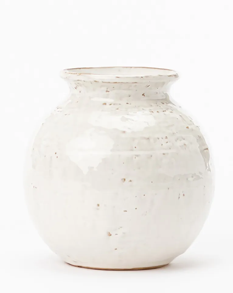 Rounded Ceramic Vase, Large