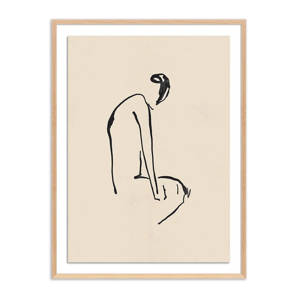 Sad Moments II by Coup D'esprit - Vertical Grain 2.5 White Oak