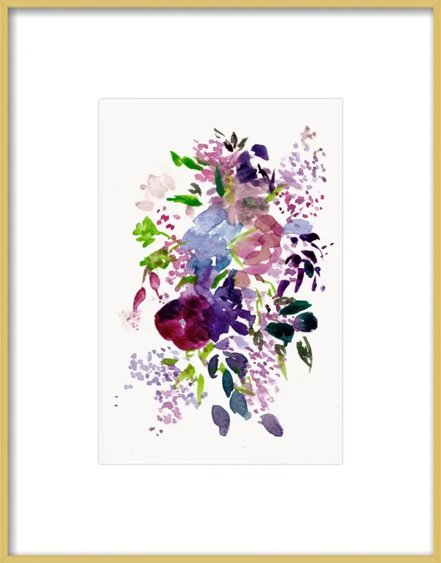 Lilac Bouquet by Christine Lindstrom for Artfully Walls