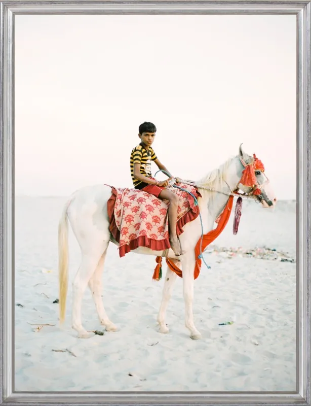 Boy on Horse by Andrew Jacona for Artfully Walls
