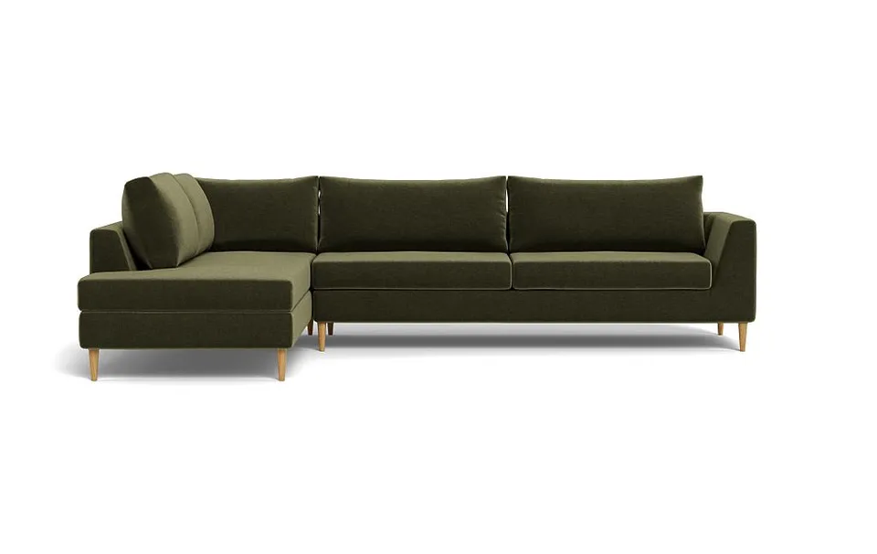 Asher 3-Seat Sectional with Left Bumper