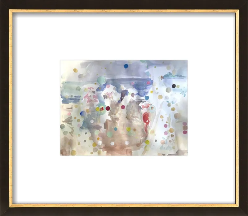 Beach scene (from memory)  by Hannah Dean for Artfully Walls