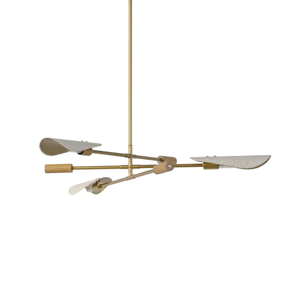 Astrid Chandelier - Antique Brass