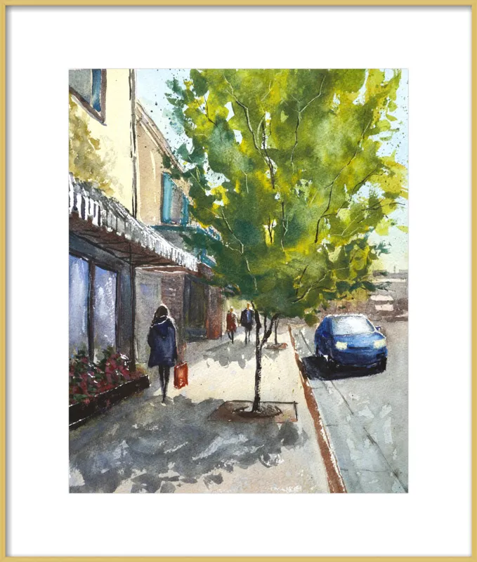Shops in Laguna by Lauren Dusing for Artfully Walls