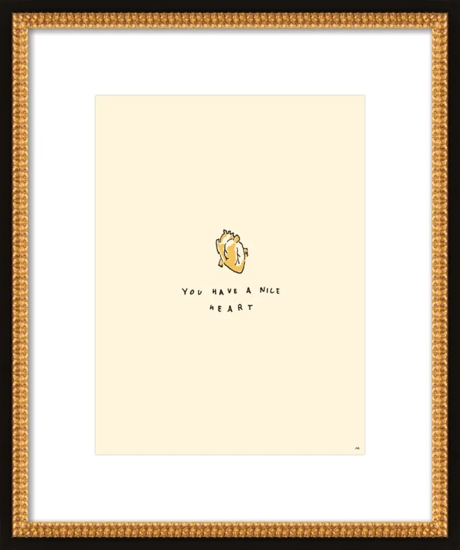 You Have A Nice Heart by Melody Hansen for Artfully Walls