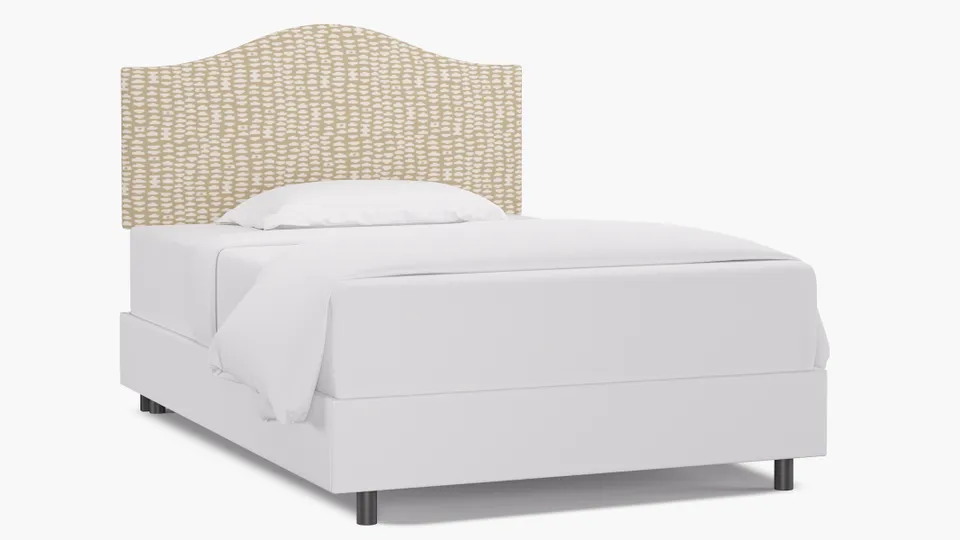 Camelback Headboard, Sand Odalisque, Full