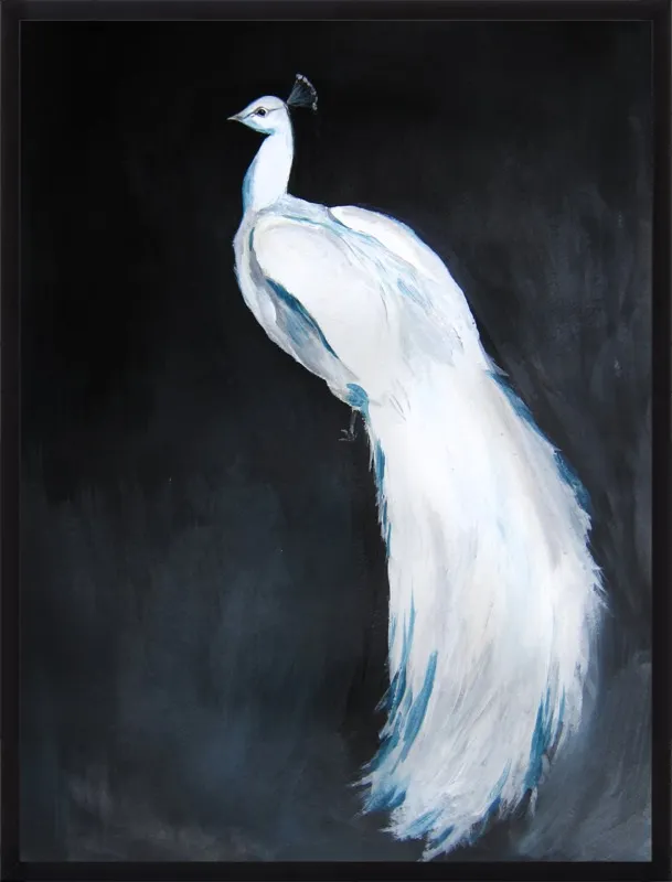 White Peacock II by Christine Lindstrom for Artfully Walls