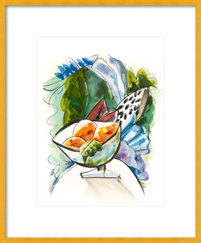 Still life with oranges by Becky Aubry for Artfully Walls