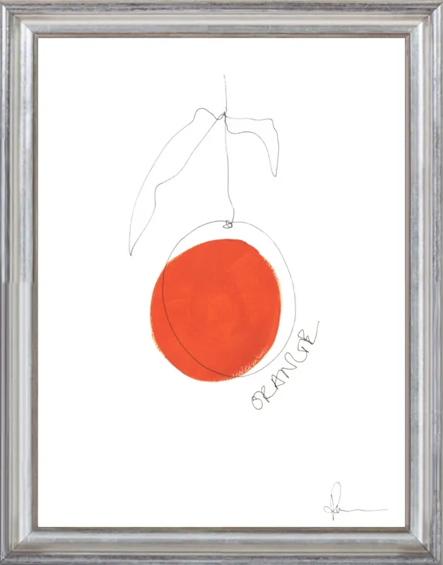 Orange by Polly Mann for Artfully Walls
