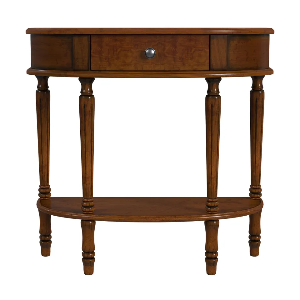 Mozart Antique Cherry Console Table