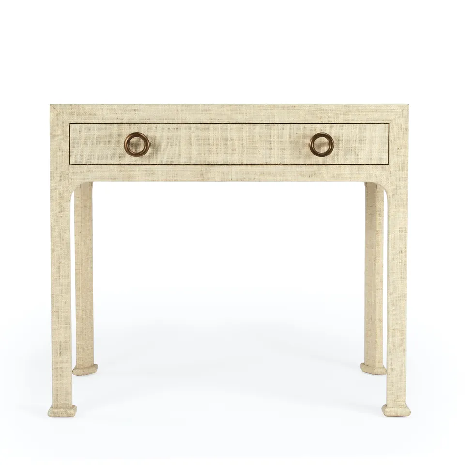 Chatham Natural Raffia Console Table