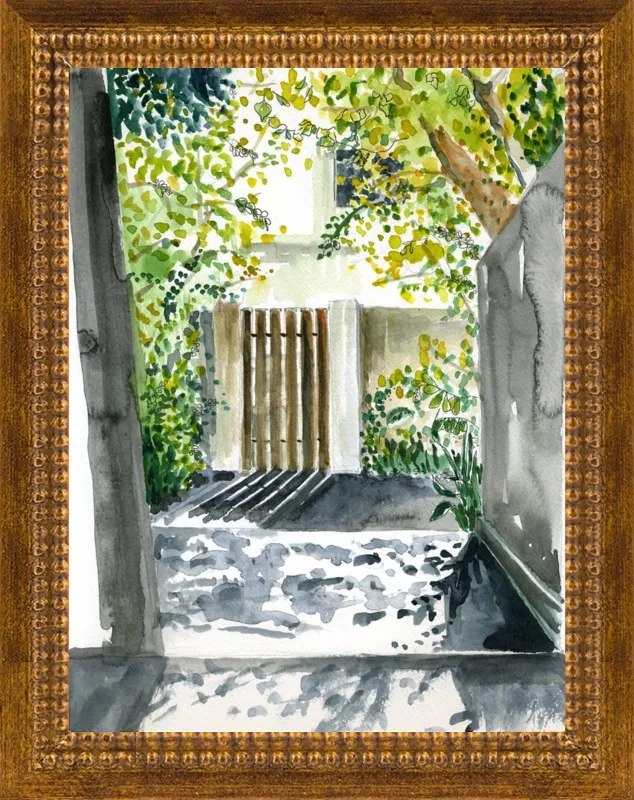 Garden Gate by Miri Eshet for Artfully Walls