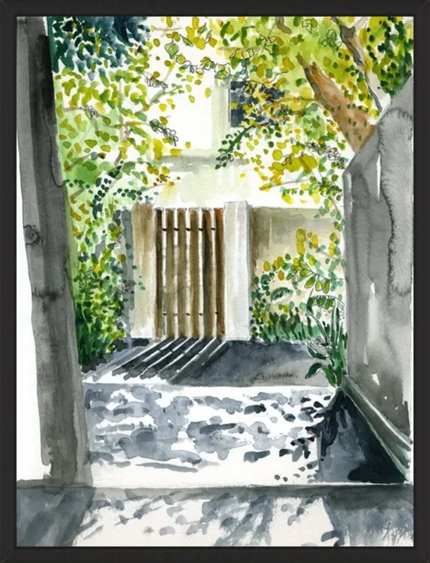 Garden Gate by Miri Eshet for Artfully Walls