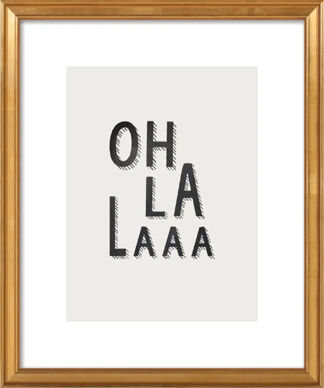 Oh la la by Lonneke de Roos - Kind of Style for Artfully Walls