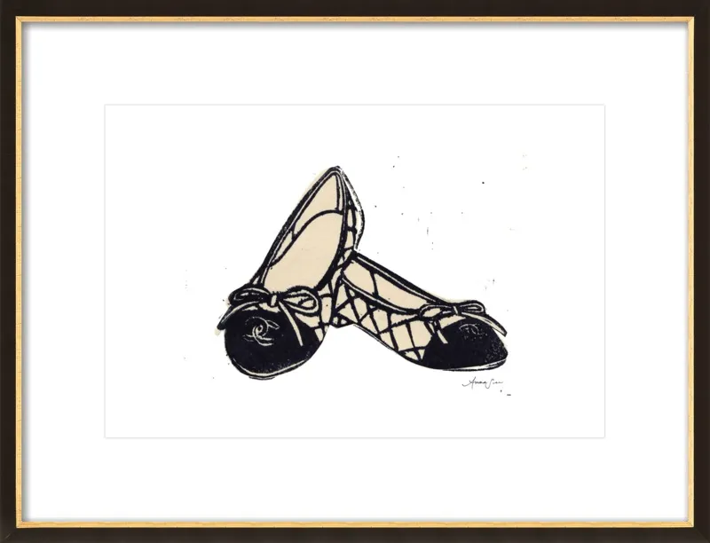 Chanel Ballet Flats by Anna See for Artfully Walls