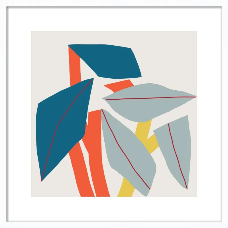 Colourful leaves by Jessica Nielsen for Artfully Walls