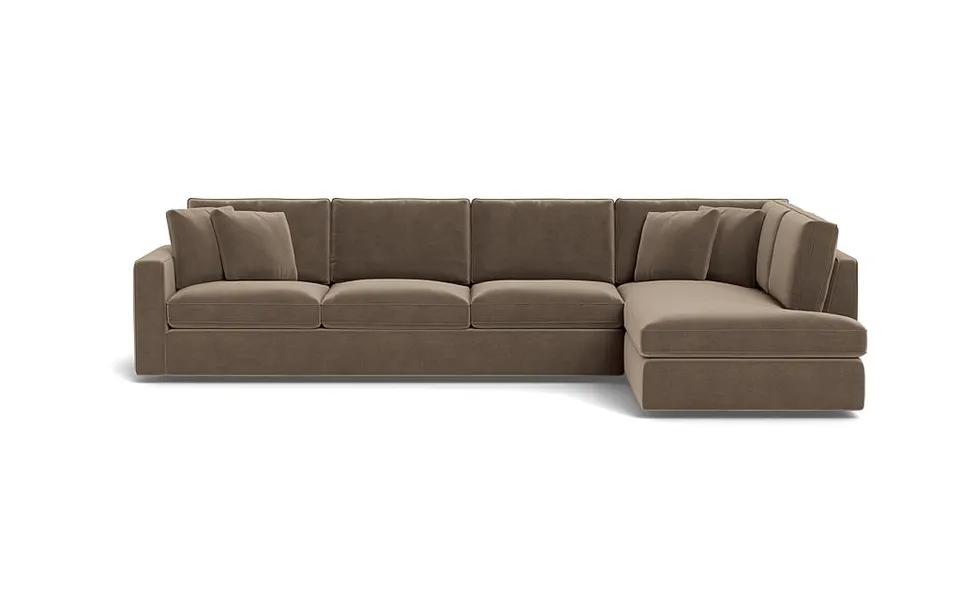 James 4-Seat Right Bumper Sectional