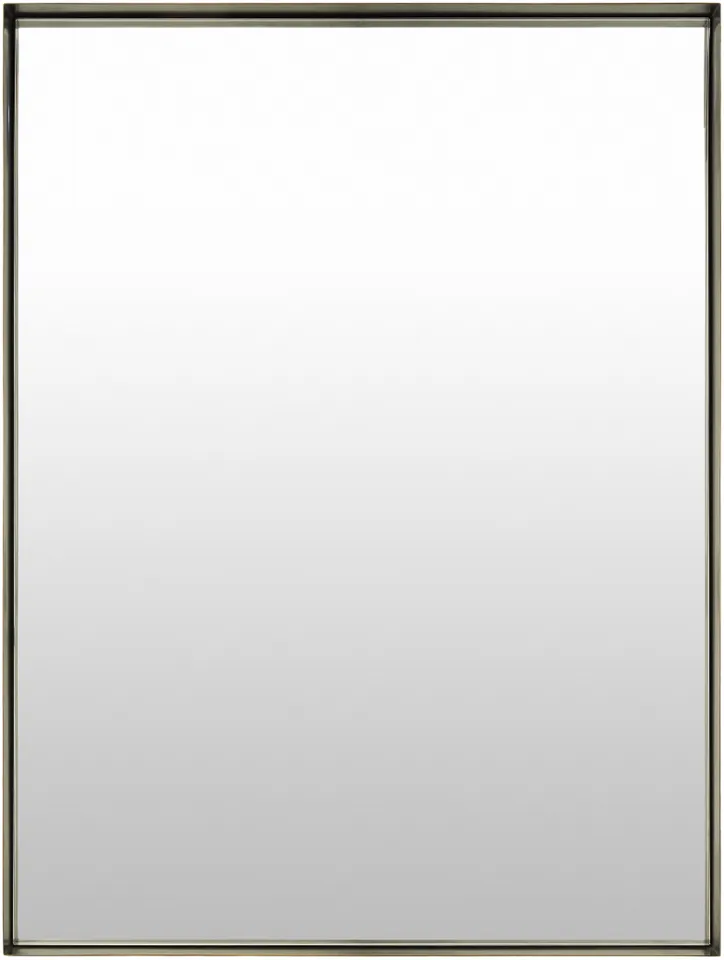 Amvria Black 40"H x 30"W x 2"D Accent Mirror