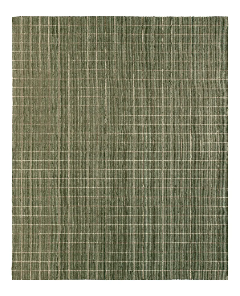 Barclay Butera by Club OBB07 Handmade Solid Green Area Rug (6'X9')