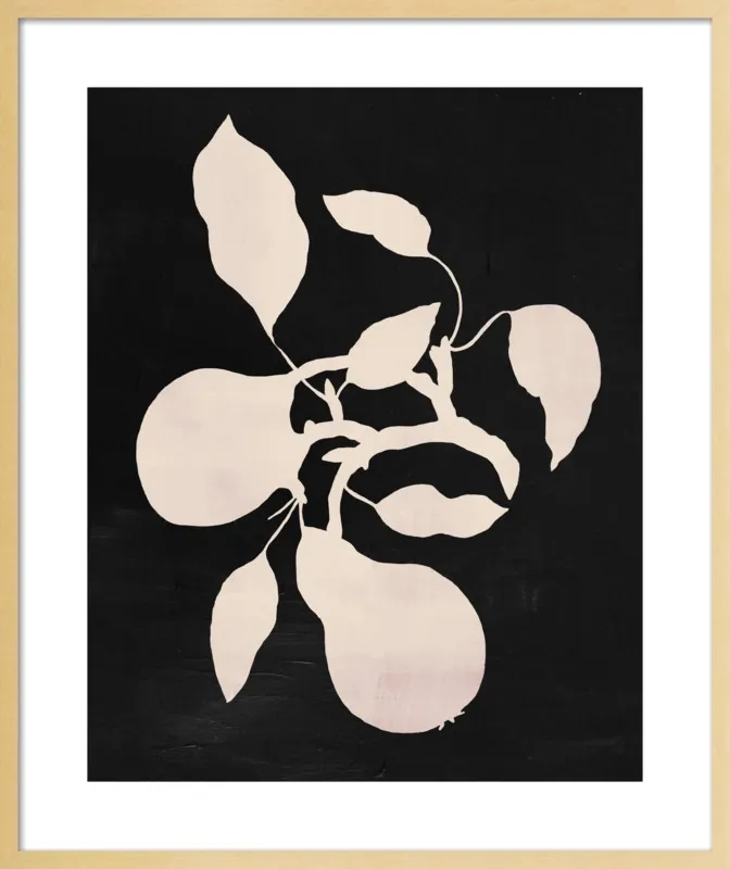 pears black and white by Ruti Shaashua for Artfully Walls