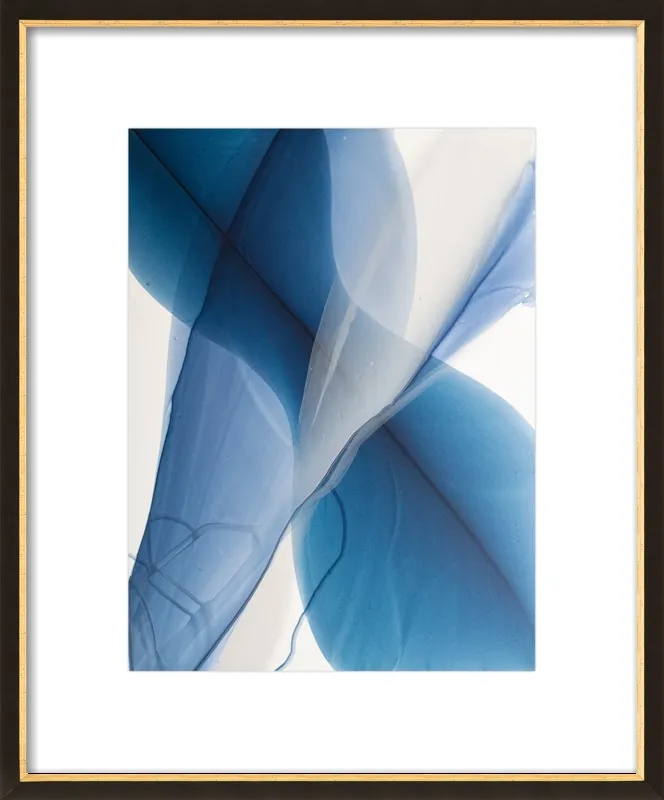 Movement Study in Caribbean Blue by Marina Dunbar  for Artfully Walls