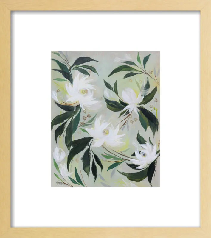 White Gardenia by Rachel Roe for Artfully Walls