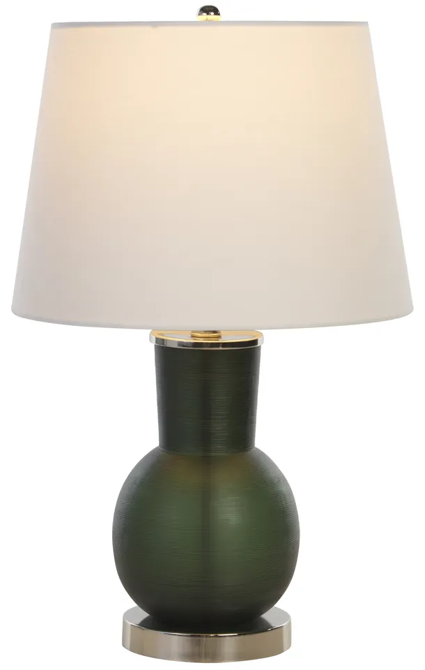 Nirav 22 Inch Table Lamp - Dark Green