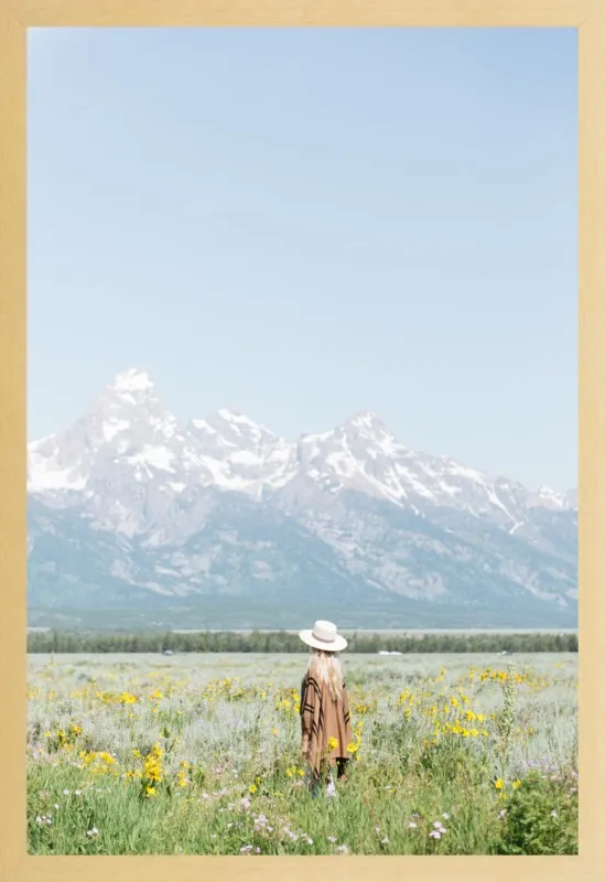 Wildflower Field Wyoming by Carley Rudd for Artfully Walls