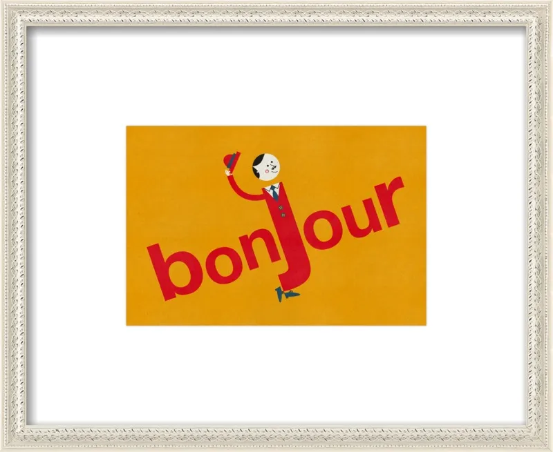 Bonjour by Blanca Gómez for Artfully Walls