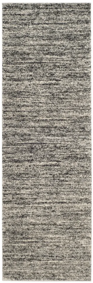 Arlo Home Woven Area Rug, RET2133-1180, Ivory/Grey,  2' 3" X 11'