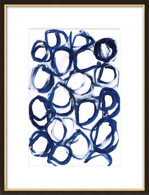 Blue Loops by morioke for Artfully Walls