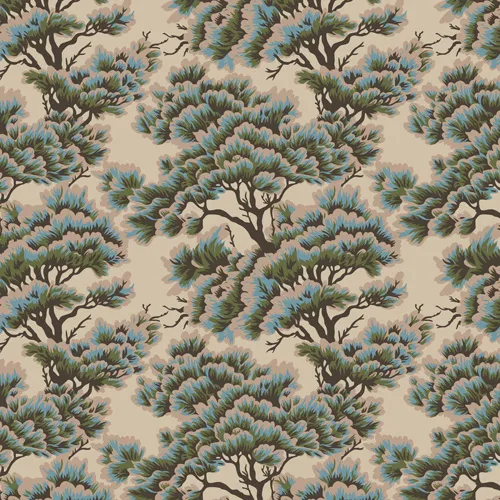 Umbria Dusk Woods by Holli Zollinger - Shower Curtain Standard 71" x 74" with Liner and Rings