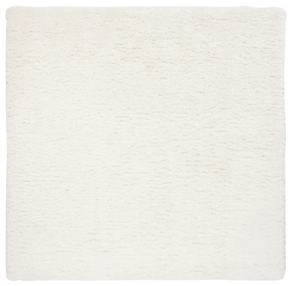 Arlo Home Woven Area Rug, MDG256A, Ivory,  6' 7" X 6' 7" Square