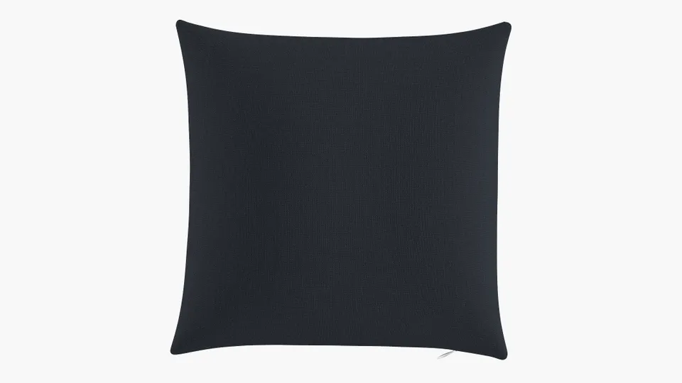 Throw Pillow 18", Navy Everyday Linen, 18" x 18"