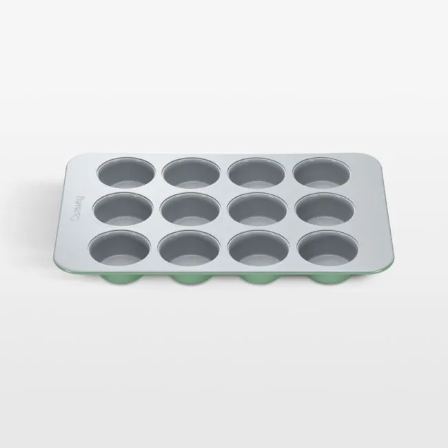 Caraway ® Sage Ceramic Nonstick 12-Cup Muffin Pan