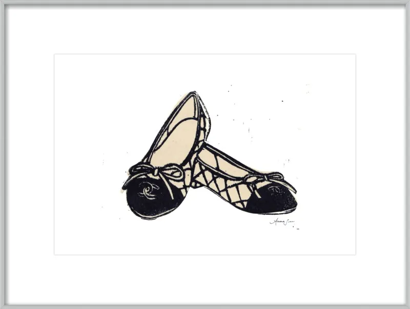 Chanel Ballet Flats by Anna See for Artfully Walls