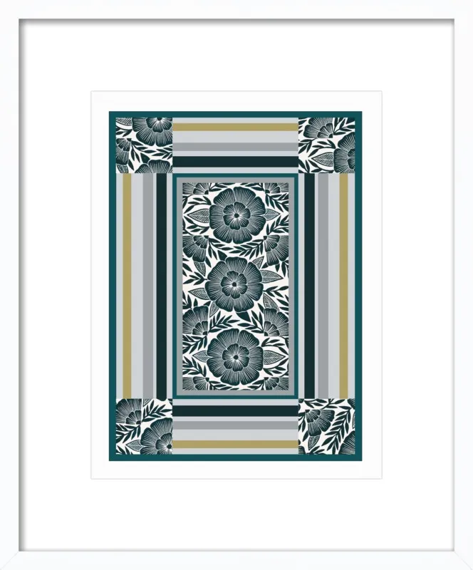 Botanical Frame 1 by Katharine Watson for Artfully Walls