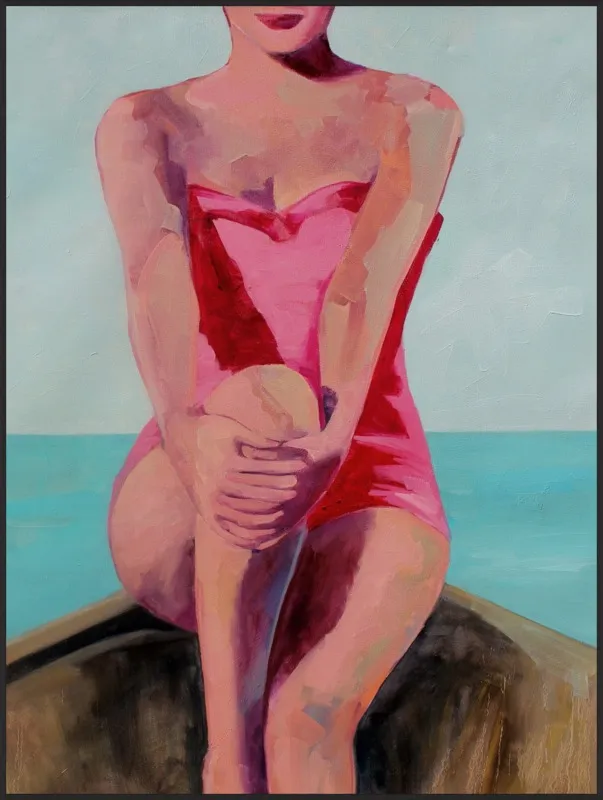 Woman in a Boat by T. S. Harris for Artfully Walls